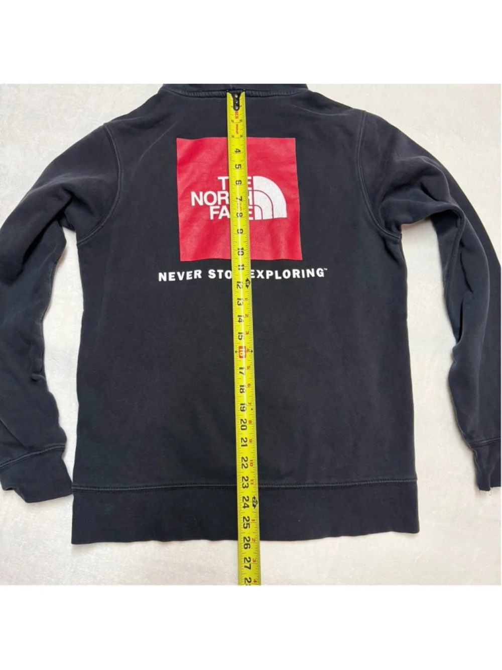 Men's‎ The North Face Black Red Logo Hoodie Standard Small